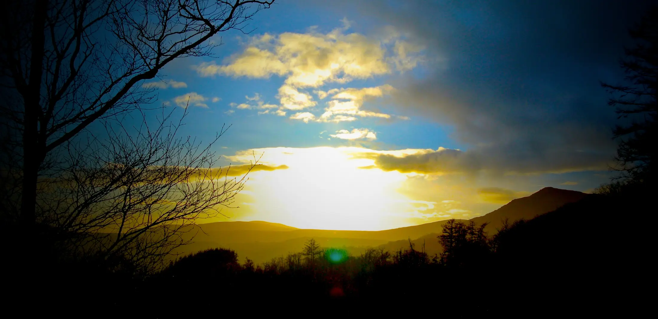Morning light over the Cumbrian fells in the Cowran Estate public archive